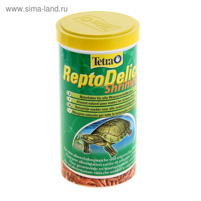 Корм Tetra ReptoDelica Shrimps для черепах, деликатес из креветок, 1 л. - Фото 1