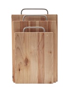 УЦЕНКА Набор досок разделочных «Прямоугольник» 3 шт. метал.ручка 34×22×1.8;31×20×1.8;26×18×1.8 см 73 - Фото 2