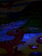 Пазл светящийся в темноте «Динозавры», 63 детали, с фонариком - Фото 6