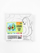 Картина по номерам «Авокадо с мороженым» 15×15 см 10902037