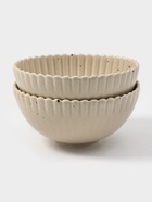 УЦЕНКА Набор салатников 2 шт. «Коралл» 16.1×16.1×7.9 см, цвет бежевый - Фото 7