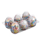 Яйца шоколадные, набор из 6 яиц, в пластиковой коробочке, с сюрпризом, 120 г - Фото 3