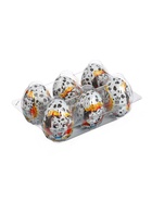 Яйца шоколадные, набор из 6 яиц, в пластиковой коробочке, с сюрпризом, 120 г - Фото 5