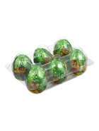 Яйца шоколадные, набор из 6 яиц, в пластиковой коробочке, с сюрпризом, 120 г - Фото 7