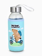 Бутылка для воды стеклянная «Капибарно», в чехле, 350 мл - Фото 2