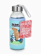 Бутылка для воды стеклянная «Капибарно», в чехле, 350 мл - Фото 5