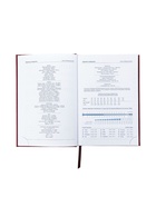 Ежедневник недатированный А5, 160 листов, «Вивелла», бордовый - фото 60061716