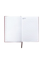 Ежедневник недатированный А5, 160 листов, «Небраска», бордовый 10896606