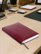 Ежедневник недатированный А5, 160 листов, «Небраска», бордовый - Фото 4