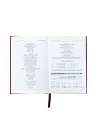 Ежедневник недатированный А5, 160 листов, «Небраска», бордовый 10896606