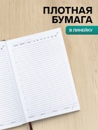 Ежедневник недатированный А5, 160 листов, «Небраска», тёмно-коричневый - фото 54809968