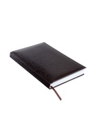 Ежедневник недатированный А5, 160 листов, «Небраска», тёмно-коричневый - фото 54809971