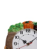 УЦЕНКА Часы настенные, для кухни «Овощи», плавный ход, d-17 см, 27×34 см - фото 14922114