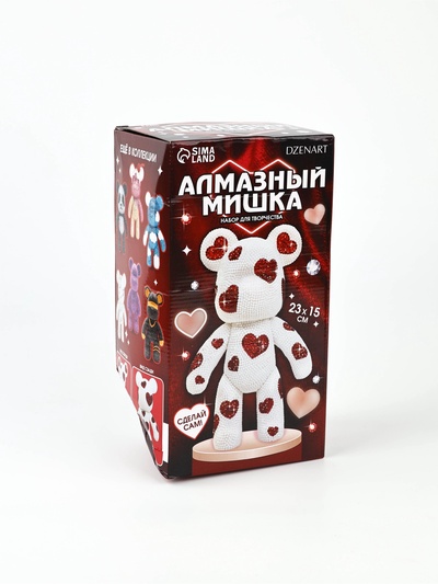 УЦЕНКА Алмазная мозаика на фигурке «Алмазный мишка»