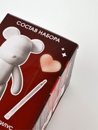 УЦЕНКА Алмазная мозаика на фигурке «Алмазный мишка»Сердечки - Фото 3
