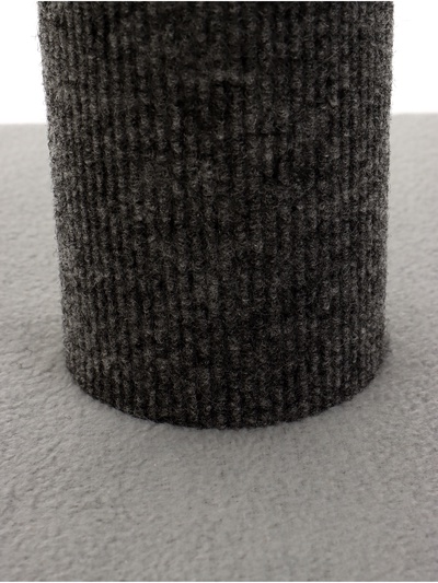 Когтеточка «Столбик» Lowcost, 35×35×85 с, с игрушкой, ковролин, цвет МИКС