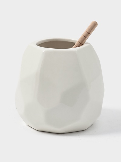 УЦЕНКА Емкость для меда «Bella Tenero.Пчелка» 500 мл, с ложкой 9.5×13 см