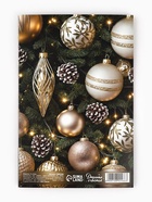 Открытка «Счастья в Новом году!», глиттер, 12?18 см (комплект 10 шт) - фото 59407647