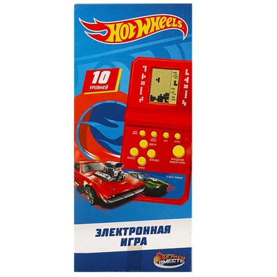 УЦЕНКА Электронная логическая игра "Хот Вилс" кор.7*14,5*2 см D22605-R2