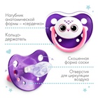 УЦЕНКА Соска-пустышка ортодонтическая, силикон, от 3 мес., «Сова» - Фото 2