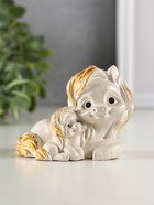 Фигурка гипс «Пони мама», 9×7×6 см, перламутр - Фото 2