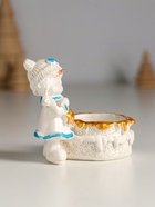 Подсвечник на 1 свечу «Девочка с корзинкой», гипс, 7×7 см, перламутр - фото 809244371 Подсвечник на 1 свечу «Девочка с корзинкой», гипс, 7×7 см, перламутр - фото 809244371