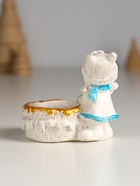 Подсвечник на 1 свечу «Девочка с корзинкой», гипс, 7×7 см, перламутр - фото 809244372 Подсвечник на 1 свечу «Девочка с корзинкой», гипс, 7×7 см, перламутр - фото 809244372