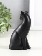 Фигурка гипс «Кошка геометрия», 11×6 см, чёрный - фото 809244416 Фигурка гипс «Кошка геометрия», 11×6 см, чёрный - фото 809244416