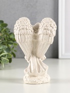 Фигурка гипс «Ангел с крыльями», 15×7 см, перламутр - фото 809244425