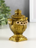 Фигурка гипс «Самовар», 10×7 см, под золото - фото 58043733