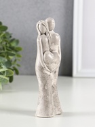 Фигурка гипс «Пара сердце», 14×4.5 см, под камень - фото 58043757