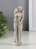 Фигурка гипс «Влюбленная пара», 15×4 см, под камень - фото 14934126