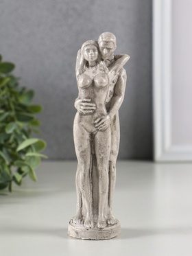 Фигурка гипс «Влюбленная пара», 15×4 см, под камень