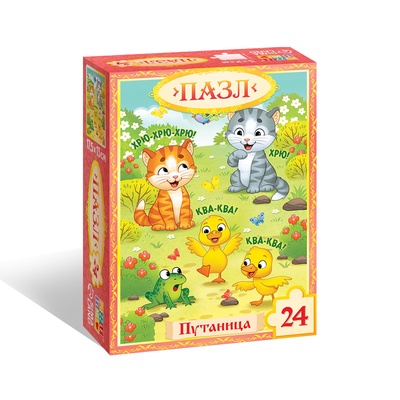 Пазл «Путаница», Корней Чуковский, 24 детали