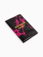 УЦЕНКА Обложка для военного билета, чёрная/розовая - Фото 7