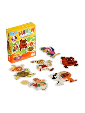 Макси - пазлы «Любимые герои. Союзмультфильм», 6 пазлов