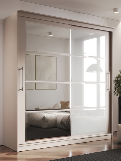 Шкаф – купе «Элегант 7», 2000×650×2200 мм, цвет кашемир