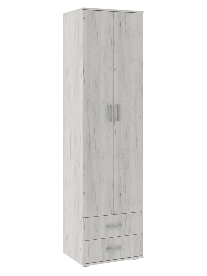 Шкаф бельевой «Ева», 600×450×2236 мм, цвет дуб крафт белый - Фото 1