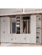 Стеллаж угловой «Ева», 450×450×2236 мм, цвет дуб крафт белый - фото 14922400