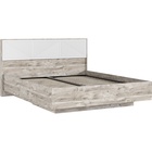 Кровать двуспальная парящая «Сильвия», с подъёмным механизмом, 1600×2000 мм, цвет браш графит/дуб юкон - Фото 2