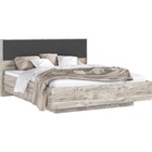 Кровать двуспальная парящая «Сильвия», с подъёмным механизмом, 1600×2000 мм, цвет браш вайт/дуб юкон - Фото 1