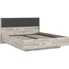 Кровать двуспальная парящая «Сильвия», с подъёмным механизмом, 1600×2000 мм, цвет браш вайт/дуб юкон - Фото 2