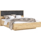 Кровать двуспальная парящая «Ирис», с подъёмным механизмом 1600×2000 мм, цвет браш графит/дуб крафт - Фото 1