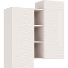 Шкаф подвесной в гостиную «Флэш», 1000×350×1156 мм, цвет кашемир/кашемир 10932008