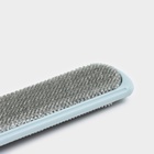 УЦЕНКА Щетка велюровая для одежды и мебели с механизмом самоочистки, двухсторонняя, 30 см - Фото 3