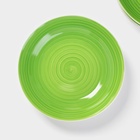 УЦЕНКА Набор тарелок глубоких «Палитра» 6 шт., 20.2×20.2×4.2 см, цвет зеленый - Фото 3