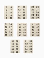 Ценники наклейки для нумерации «Цифры от 1 до 150», самоклеящиеся, 150 штук, бежевый - Фото 4