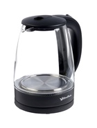 Чайник электрический Happy panda HP-2701BK, стекло, 1.8 л, 1800 Вт, чёрный - фото 58043995 Чайник электрический Happy panda HP-2701BK, стекло, 1.8 л, 1800 Вт, чёрный - фото 58043995