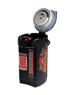 Термопот Sakura SA-335BF, 750 Вт, 4.2 л, 3 способа подачи воды, колба нержавеющая сталь, чёрный - фото 51831951