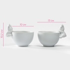 УЦЕНКА Набор салатников 2 шт. «Мишка Отто» 13×10.2×10.2 см - Фото 3